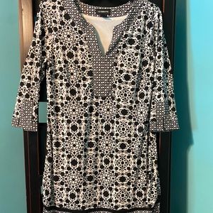 Liz Claiborne size Medium Black and White Dress